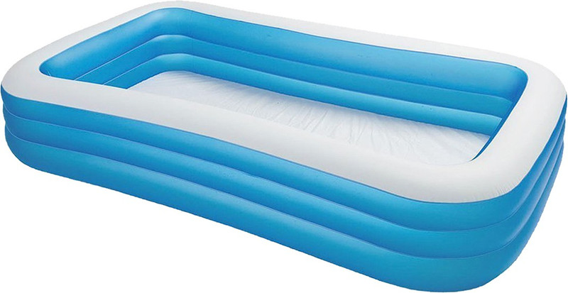 VW Swim Center Family Pool, Dimensions: 120"L x 72"W x 22"H inflated Inflatable Swimming Pool(Multicolor)