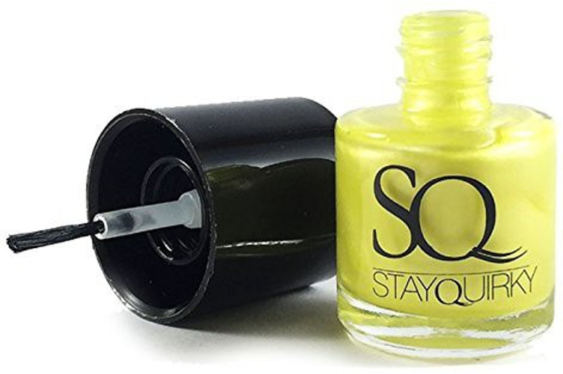 stay quirky Silk Effect Nail Polish, Smoothly Done 808 yellow