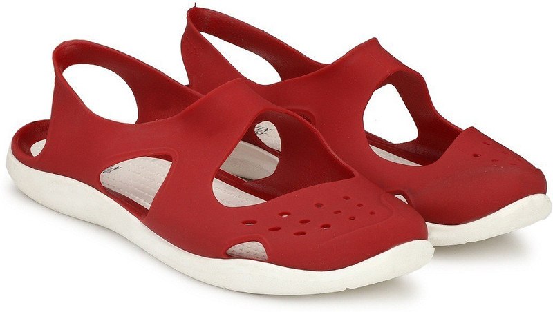 ray j Women Maroon Clogs