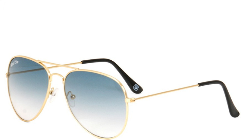 Royal Son Aviator Sunglasses(Golden, Blue) Royal Son Aviator Sunglasses(Golden, Blue)