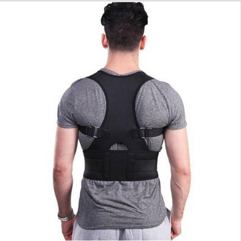 jackshowshope Back Posture Corrector Back Support Brace Magnetic Therapy Shoulder Belt Back & Abdomen Support(Multicolor)