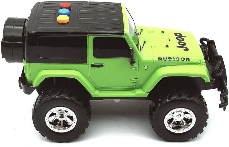xenith Battery Operated Friction Powered Rubicon Jeep Toy with Light and Sound Effects(Multicolor, Pack of: 1)
