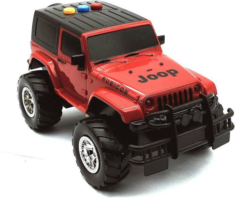 xenith High Speed Battery Operated Friction Powered Rubicon Jeep Toy with Light(Multicolor)