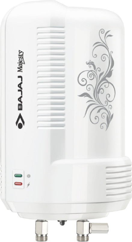 Bajaj 1 L Storage Water Geyser (New Majesty Instant Water Heater 1 ltr-3kw, White)