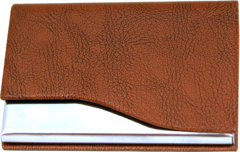 yorick magnetic shut card holder 15 Card Holder(Set of 1, Brown)