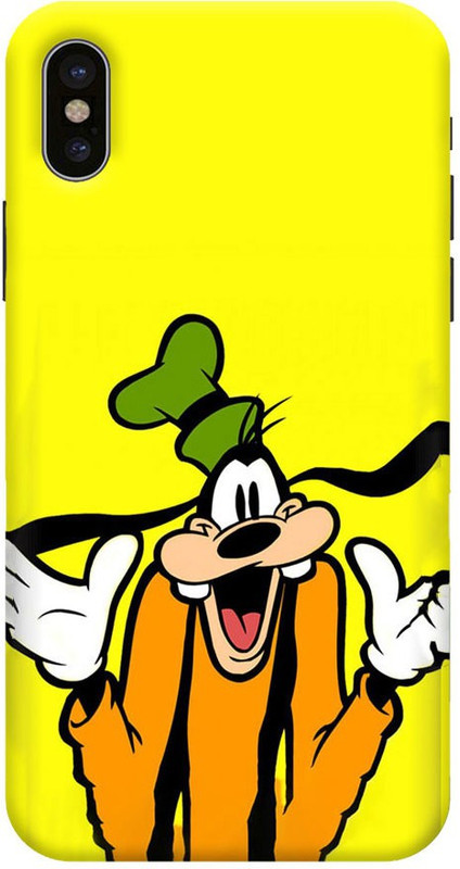 Digi Swipes Back Cover for Apple iPhone X(Goofy Super Cute, Hard Case)