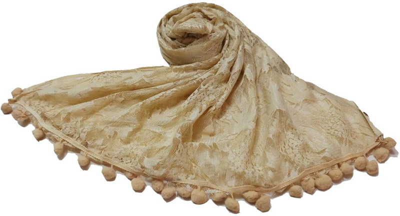 shakti Net Self Design Women Dupatta
