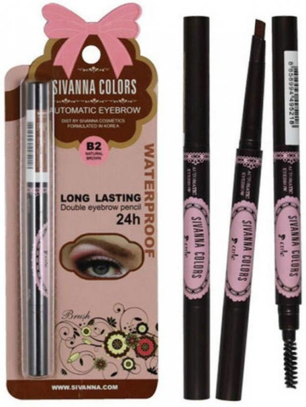 sivanna colors Eyebrow B2 pencil for women(brown)