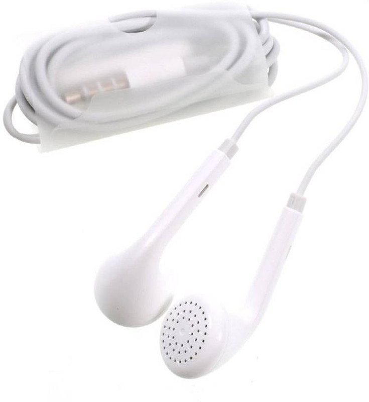 i m gold Earphones 3.5mm Jack In-Ear Stereo Surround Earphones Wired Headset with Mic(White, In the Ear)