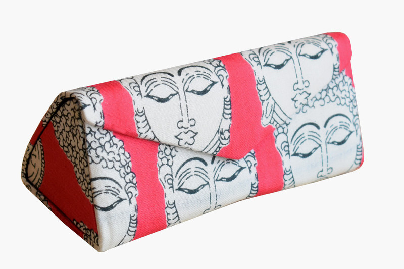 5elementz pink buddha printed sunglasses spectacles cover Pouch(Pink)