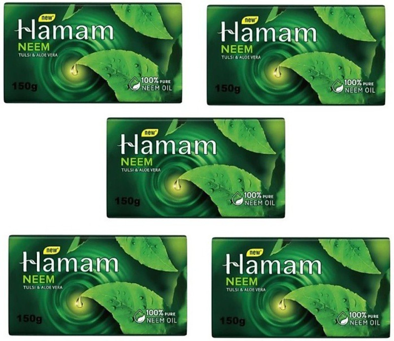 hamam neem & aloe vera(5 x 150 g)