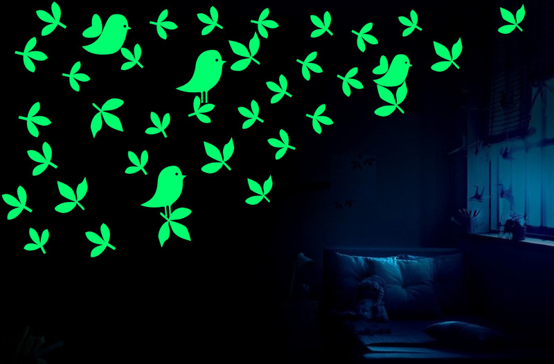 creative kraft Medium Night Glow Self Adhesive Wall Stickers  Sticker(Pack of 1)