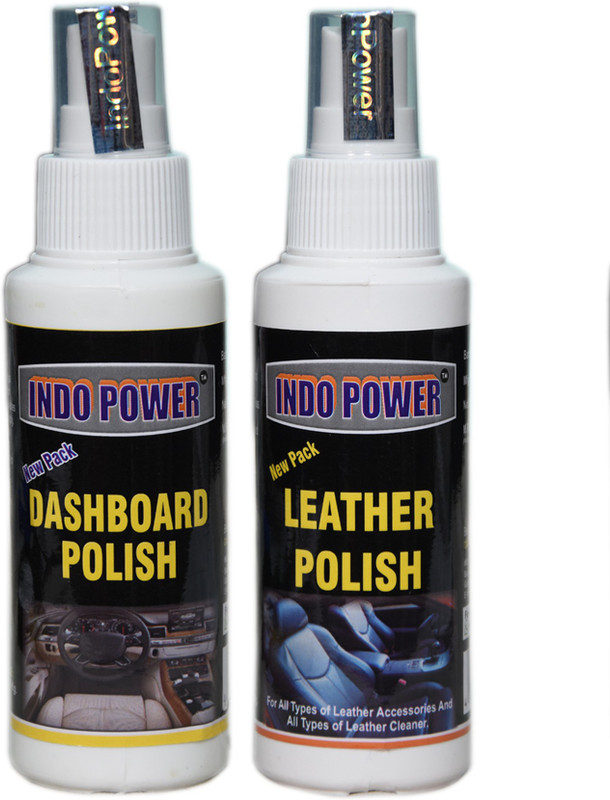 indopower Dashboad polish 100ml.+Leather polish 100ml. CW345 Vehicle Interior Cleaner(200 g)