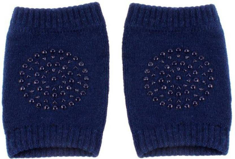 clomana Baby Leg Warmers Safety Crawling Elbow Blue Baby Knee Pads(simple)