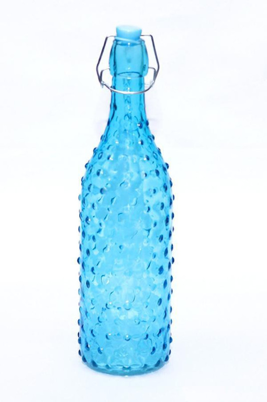 orma BLUE COLOR ATTRACTIVE DESIGN GLASS BOTTLE 1000 ml BottleÂ ,Pack of 1 1000 ml Bottle(Pack of 1, Blue)