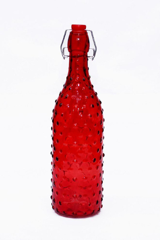 orma RED COLOR ATTRACTIVE DESIGN GLASS BOTTLE 1000 ml BottleÂ ,Pack of 1 1000 ml Bottle(Pack of 1, Red)