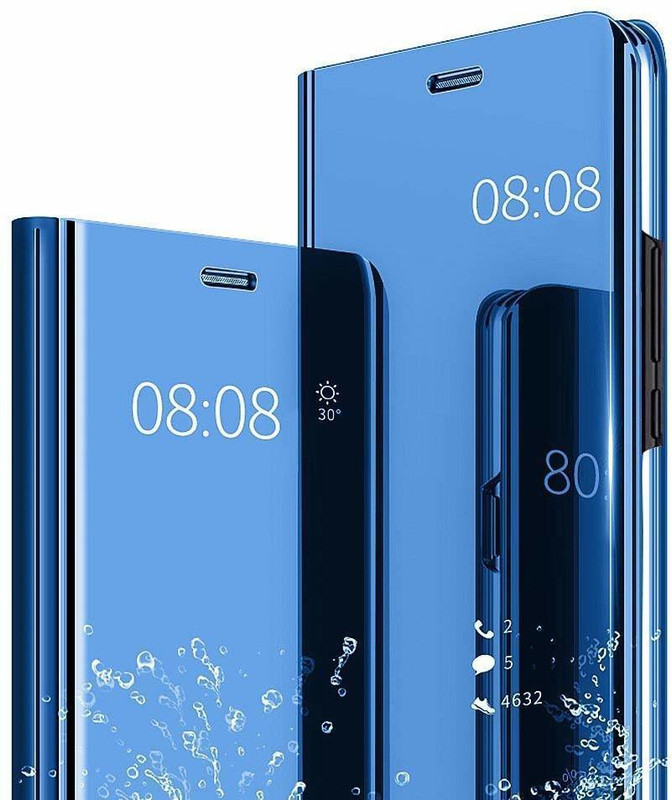 kinstar Flip Cover for samsung a50(blue, Shock Proof)