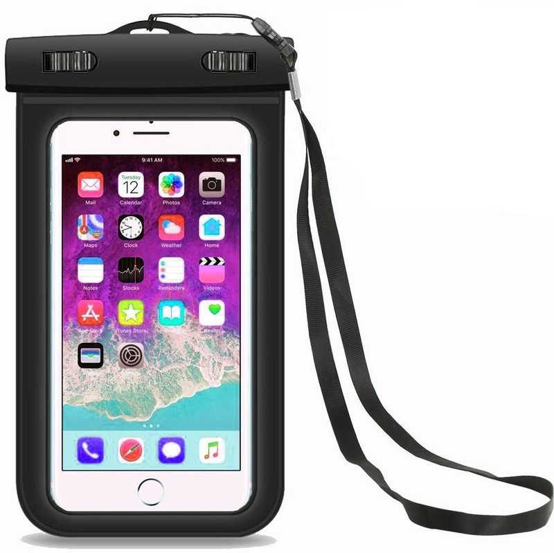 AMUSING Pouch for All Smartphones for Sealed Transparent Bag Underwater Waterproof DustProof Touch SensitivePouch(Multicolor, Waterproof)