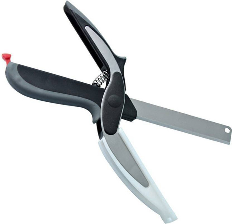 niknats Smart clever Cutter Peeler Universal Scissor Knife Chopping Board Slicer Vegetable & Fruit Slicer(1)