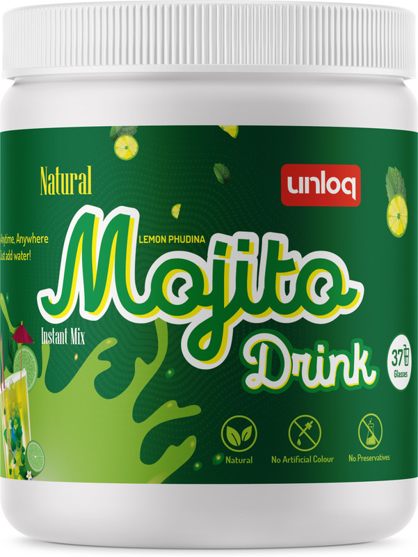 unloq Mojito (Lemon Pudina) Drink Instant Mix(375 g)