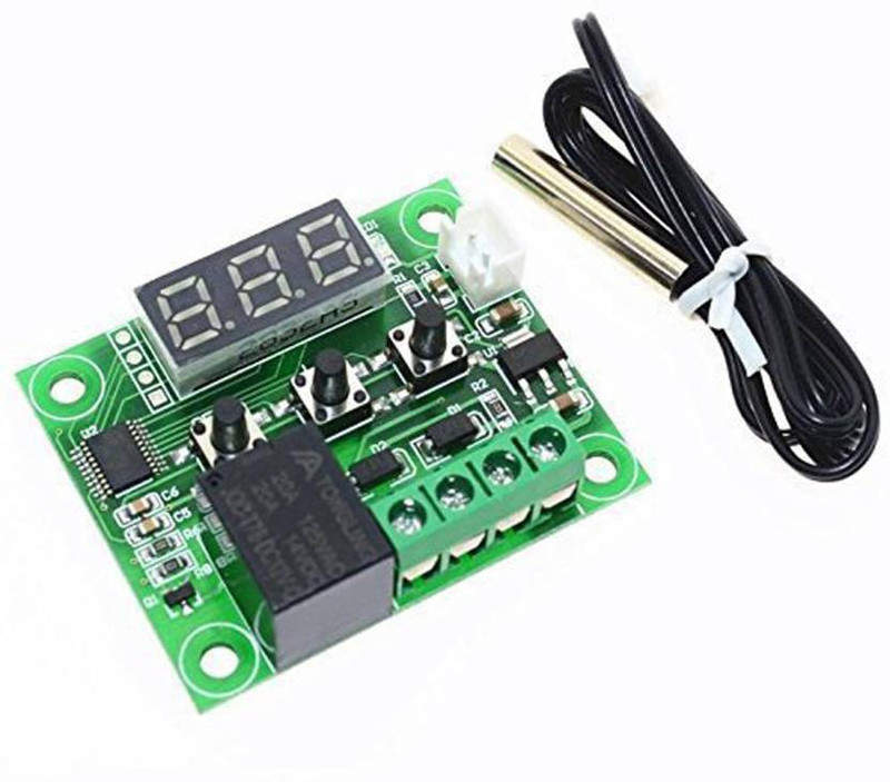 DHRUV-PRO W1209 12V DC heat cool 50~100 digital temperature controller thermostat Electronic Components Electronic Hobby Kit