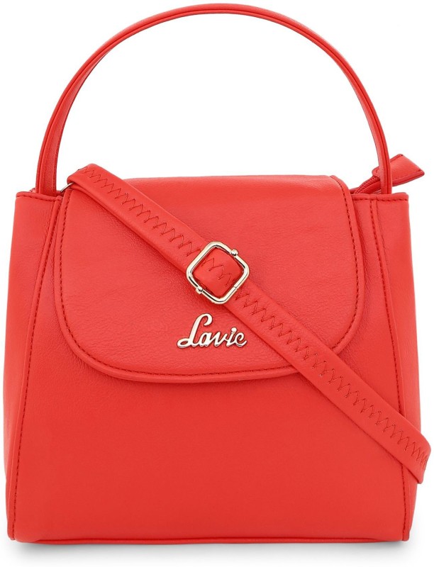 lavie satchel red