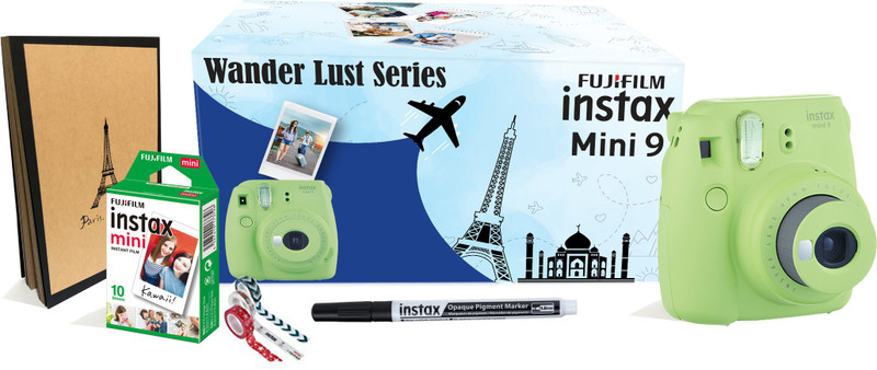 Fujifilm Instax Mini9 Wander Lust Series Instant Camera(Green)