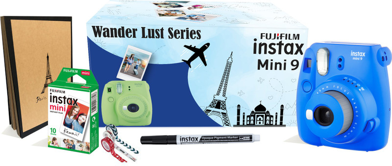 Fujifilm Instax Mini9 Wander Lust Series Instant Camera(Blue)