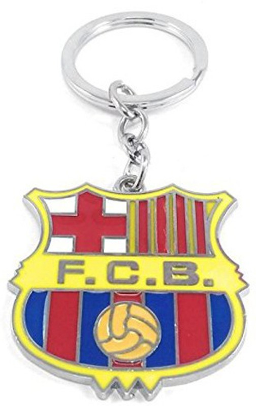 MISMIL FC Barcelona Football Club Sports Logo Metal Key Chain