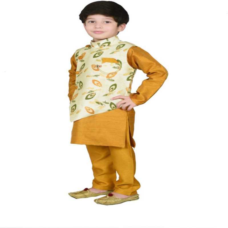 utrendz Boys Wedding, Casual, Festive & Party Blazer, Shirt and Trouser Set(Blue Pack of 1)