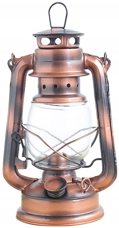yesindia Multicolor Metal Table Lantern(24 cm X 15 cm, Pack of 2)