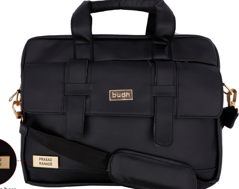 budh 15.6 inch Laptop Messenger Bag(Black)