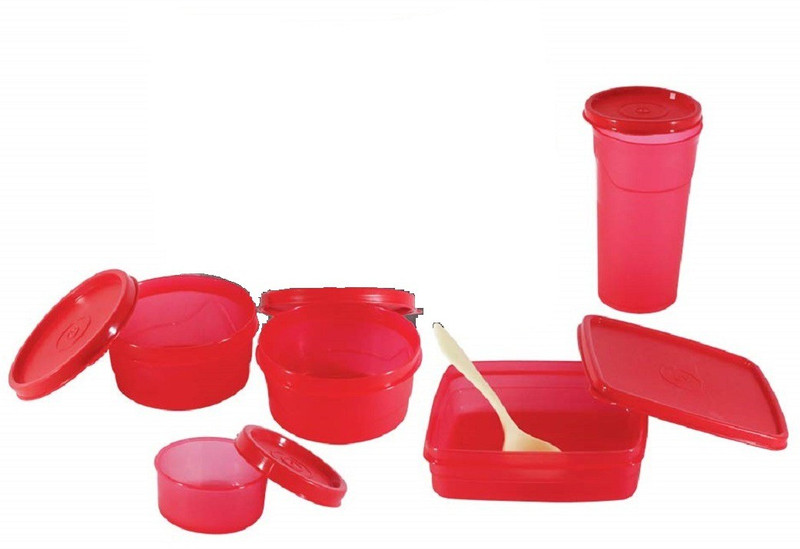 sky homes Lunch/Tiffin/Dinner/Container Box/Set With Bag 5 Containers Lunch Box(1350 ml)