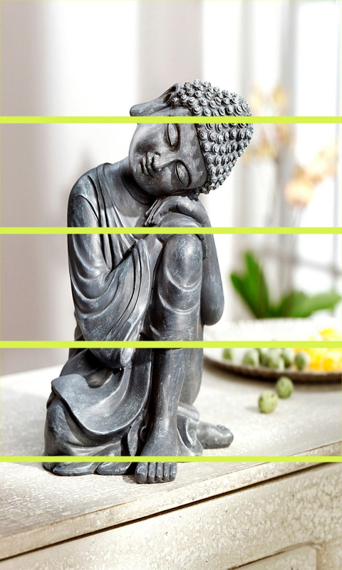 pari arts MULTIPLE FRAME BEAUTIFUL BUDDHA NEW LOOK VARTICAL 5 Pieces MODERN VIEW DIGITAL PAINTING Digital Reprint 50 inch x 30 inch Painting