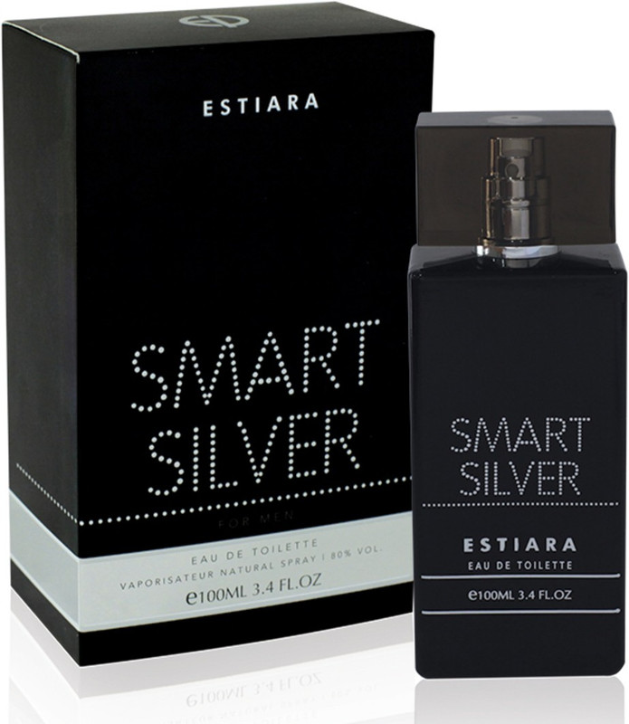 estiara SMART SILVER Eau de Toilette  -  100 ml(For Men)