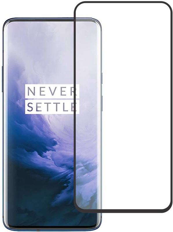 istambh Tempered Glass Guard for ISTAMBH 3D Tempered Glass for OnePlus 7 Pro (6.67 Inch) Mighty Full Screen Protection (Edge to Edge) - Black(Pack of 1)