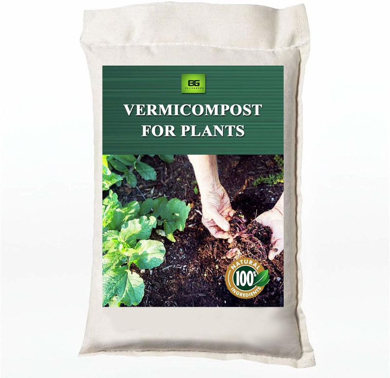 elamgreen Vermicompost for plants 4,5kg enriched with neem Soil Manure(4.5 kg Powder)