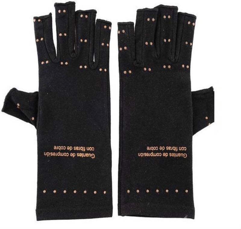 jackshowshope Arthritis Compression Gloves Hand Support (Black) Head Support(Black)