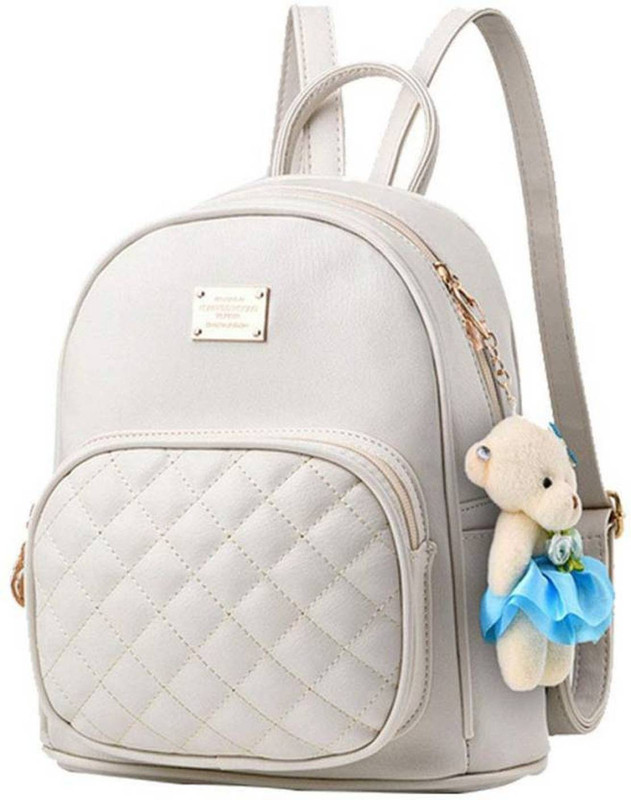 3ng CREAM-TEDDY 5 L Backpack(Silver)