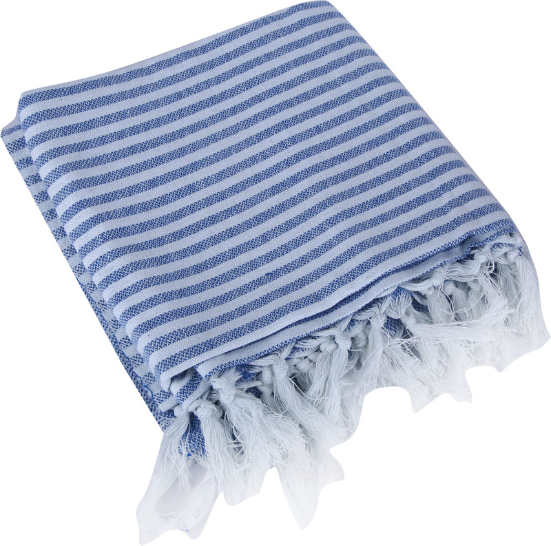 swatika Cotton 180 GSM Bath Towel(Blue)
