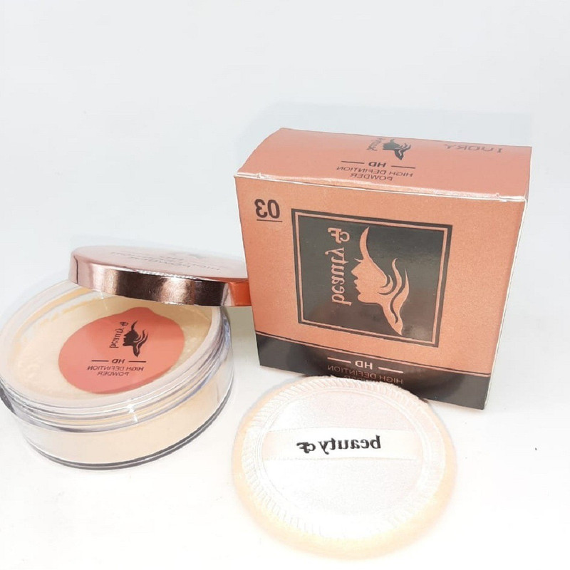 color feel HD HIGH DEFINTION POWDER -03 IVORY Compact(PINK, 6 ml)