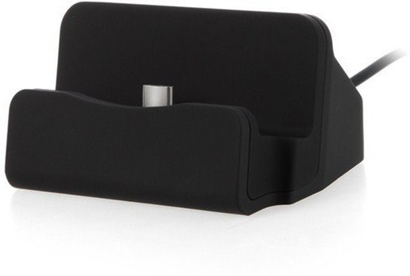 RHONNIUM Charge Dock Stand Station Desktop Dock(Black)
