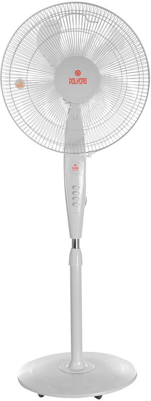 polycab Safal7 55 Watt Plastic Elenza 16" Pedestal 400 mm 5 Blade Pedestal Fan(white, Pack of 1)