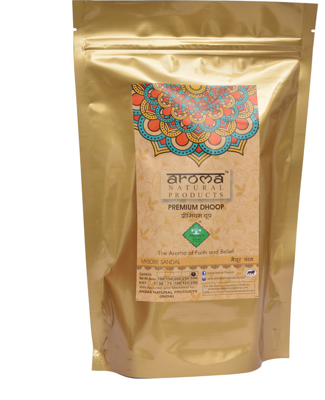 aroma natural products DHOOP KESAR CHANDAN 500 GM CHANDAN Agarbattis(500 Units)