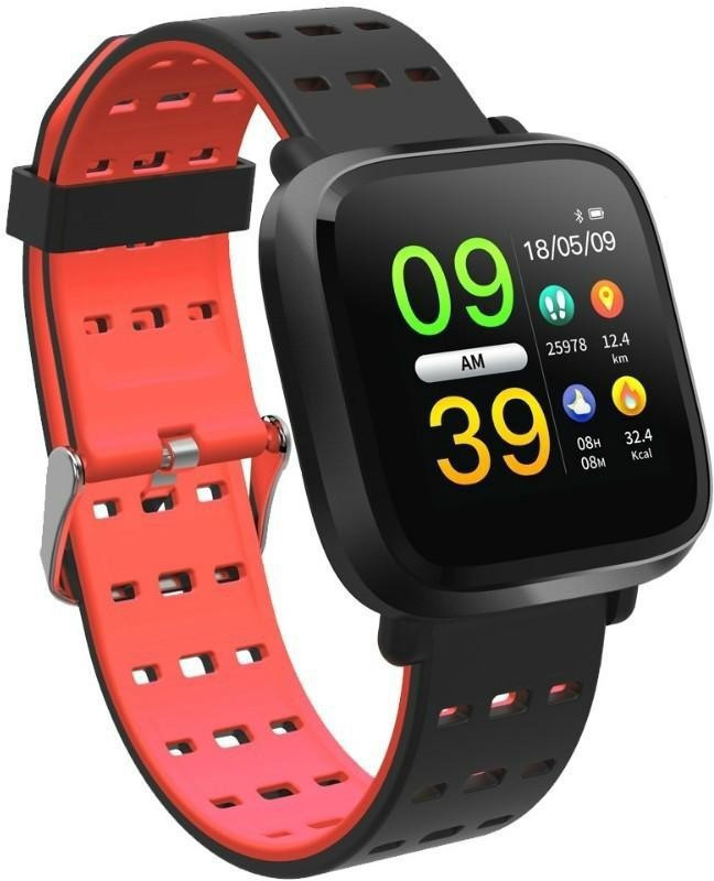 Buy fiado Charge fit Pro sports Smartwatch Red Strap free Online at desertcartParaguay