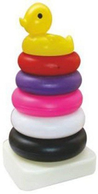 acbp Duck stacking ring for kids. helps kids recognition different color and sizes(Multicolor)