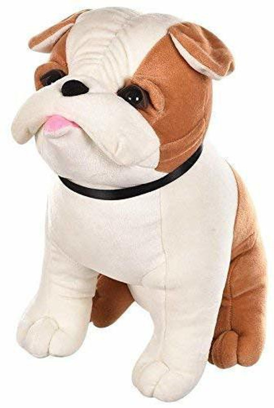 jassi toys Sitting Dog Soft Toy  - 40 cm(Brown)