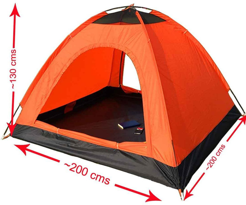 SUKHAD Four 4 Person Tent Tent - For 4 person(Multicolor)
