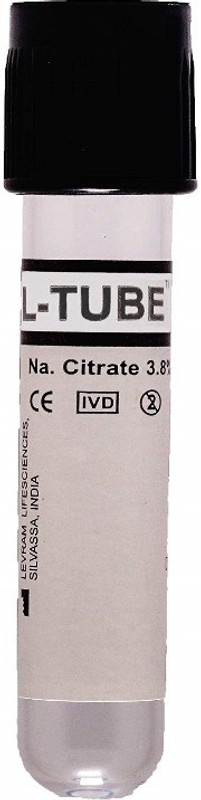 levram 1.6 ml Rimmed Polyethylene Test Tube(7.5 cm 298.3 K Pack of 100)
