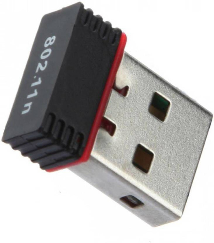 APNA KANHA 2.4GHz, 802.11b/g/n USB 2.0 Wireless Mini Wi-Fi Network USB Adapter(Black)